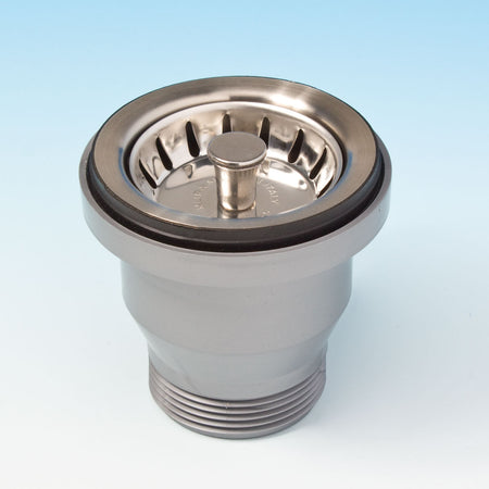 Piletta Basket Mini Per Lavelli Inox E Sintetici Con Foro Di Scarico Ø 60