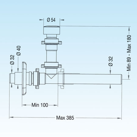 Valvola Automatica Glu Glu Stop Per Bagno Antiriflusso E Anti Roditore Lira