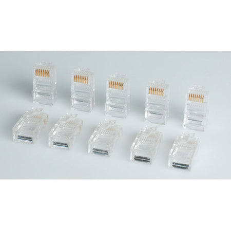 ROLINE CONNETTORE MODULARE UTP CAT5E CLASSE D 8P8C MONTAGGIO SU CAVO RJ45 GRIGIO
