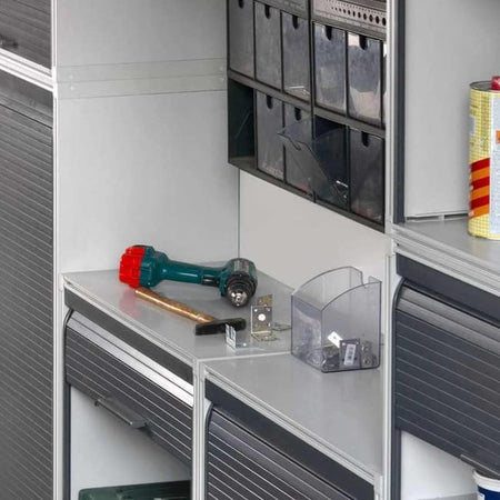 Armadio Modulare 'Garage' 62,5X35X120H 3 Ripiani Garofalo