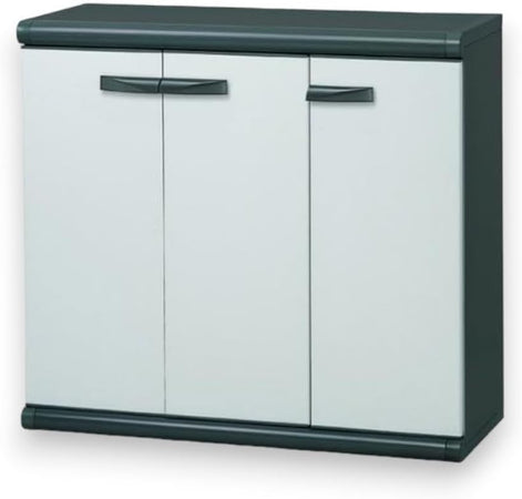 Armadio Basso Per Raccolta Differenziata 3 Ante 'Scik' Cm 93,6X39X86H Garofalo