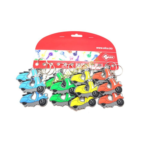 Silca Portachiavi Vespa Cartella 12 Pz- 1,0 Confezione