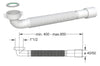 Sifone Per Scarico Flessibile Ed Estensibile Curvo 11/4 Ø32-40 Bonomini S.R.L.