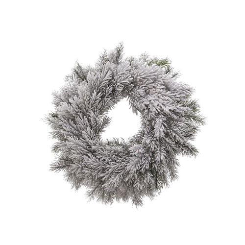 Corona natalizia innevata Pino West ghirlanda decorativa Ø 46 cm