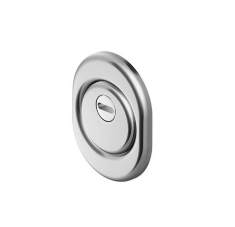 Defender Antitrapano Per Serrature H.14 Mm - Ã? Mm. 50 Cromo Satinato