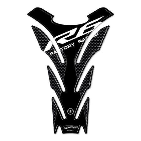 PARASERBATOIO R6 ADESIVI 3D CARBONIO PROTEZIONE SERBATOIO per MOTO YAMAHA 2017-2020