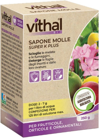 Sapone Molle Super K Plus Vithal Bio- - Gr.250 - 3 Pezzi Vithal