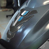 PARASERBATOIO SMALL ADESIVI 3D CARBONIO PROTEZIONE x SERBATOIO SLIM per MOTO BMW