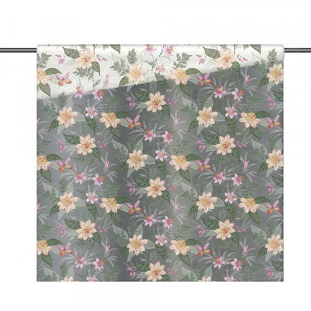 Tovagliato Trasparente Fantasia Fiori 'Cristallo' Art. 5M4/07 - Rotolo 30 Mt - Bonita