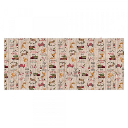 Tovagliato Fantasia Natale 'Festivities' Art. N5L/01 Holly Jolly Christmas - Bonita