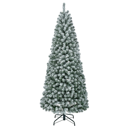 Albero di natale Pop up innevato in PVC di Altissima qualità, decorazione natalizia