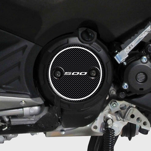 2 ADESIVI in resina 3D T MAX 500 compatibili per carter YAMAHA TMAX 2001-2011
