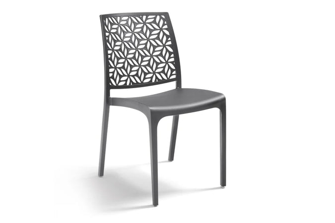 Sedia In Polipropilene 'Ninfa' Grafite - Bica