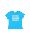 moschino T-shirt Bambino Moschino H6M04K_LAA01_TURCHESE da bambino