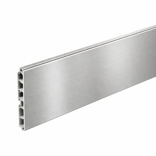 Zoccolatura per cucina in PVC di Colore Inox Satinato