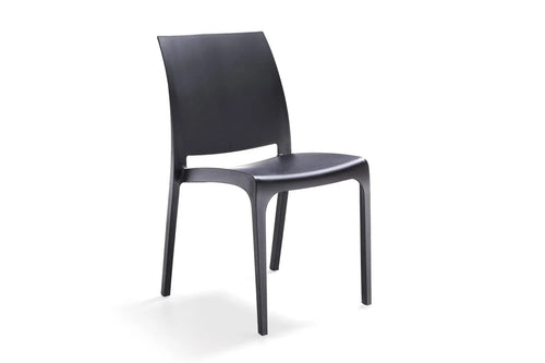 Sedia In Polipropilene 'Volga' Nera - Bica