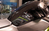 2 PROTEZIONI ginocchia 3D LATERALI SERBATOIO compatibili per MOTO KAWASAKI Z900 Verdi
