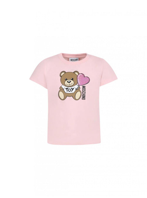 moschino T-shirt Bambina Moschino HDM06K_LBA00_50209 da bambino