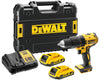 Dewalt Trapano Avvitatore Con Percussione 18V Dcd778D2T-Qw 2 Batterie 2,0 Ah In Valigetta Tstak