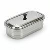 Vaschetta Inox Con Coperchio Per Cucine A Legna- - 4,5 Inox - 1 Pezzi Nordica