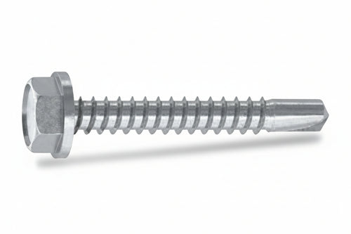 Vite Tirafondi Per Metallo Te Autoperf. Acciaio Zincato Blister- - Ø Mm.6,3X80 In Blister Pz.10 (C) - 5 Blister Ambrovit