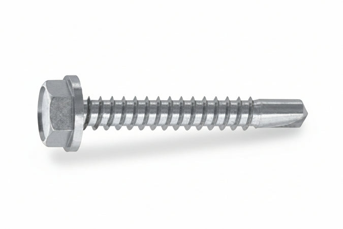 Vite Tirafondi Per Metallo Te Autoperf. Acciaio Zincato Blister- - Ø Mm.6,3X100 In Blister Pz.10 (C) - 5 Blister Ambrovit