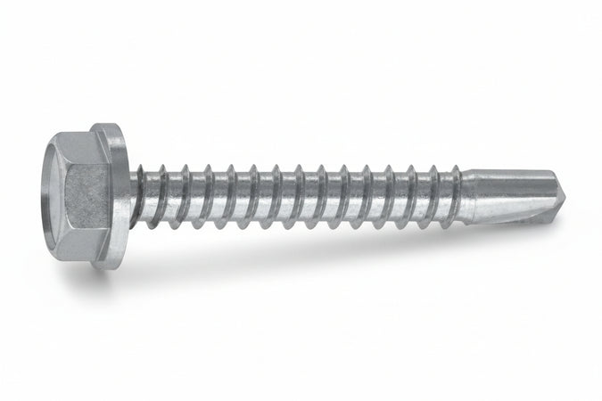 Vite Tirafondi Per Metallo Te Autoperf. Acciaio Zincato Blister- - Ø Mm.6,3X110 In Blister Pz.10 (C) - 5 Blister Ambrovit