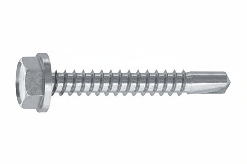 Vite Tirafondi Per Metallo Te Autoperf. Acciaio Zincato Blister- - Ø Mm.6,3X120 In Blister Pz.5 (C) - 5 Blister Ambrovit
