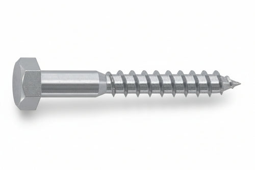 Vite Tirafondi Per Legno Classe 4.8 Din-571 Uni-704 Zincata In Blister- - Ø Mm.6X60 In Blister Pz.15 (B) - 5 Blister Ambrovit