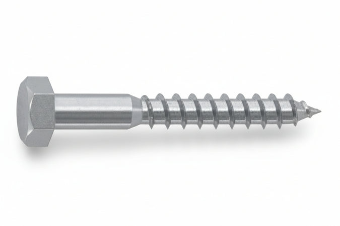 Vite Tirafondi Per Legno Classe 4.8 Din-571 Uni-704 Zincata In Blister- - Ø Mm.6X60 In Blister Pz.15 (B) - 5 Blister Ambrovit