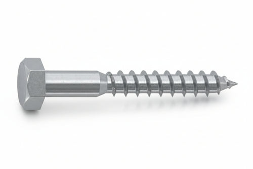 Vite Tirafondi Per Legno Classe 4.8 Din-571 Uni-704 Zincata In Blister- - Ø Mm.6X70 In Blister Pz.10 (C) - 5 Blister Ambrovit