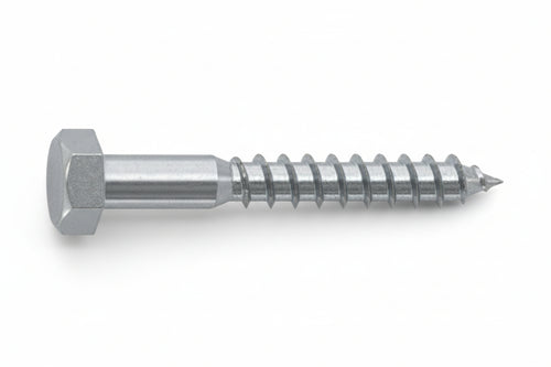 Vite Tirafondi Per Legno Classe 4.8 Din-571 Uni-704 Zincata In Blister- - Ø Mm.8X50 In Blister Pz.10 (B) - 5 Blister Ambrovit