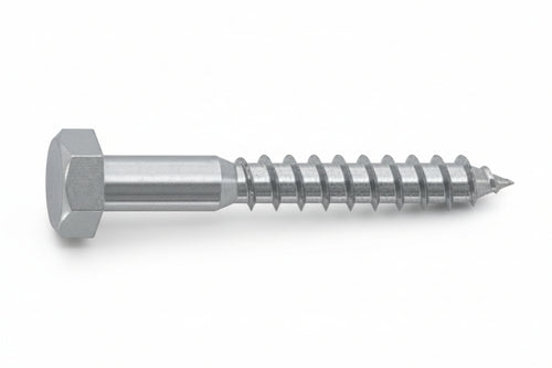 Vite Tirafondi Per Legno Classe 4.8 Din-571 Uni-704 Zincata In Blister- - Ø Mm.8X80 In Blister Pz.5 (C) - 5 Blister Ambrovit