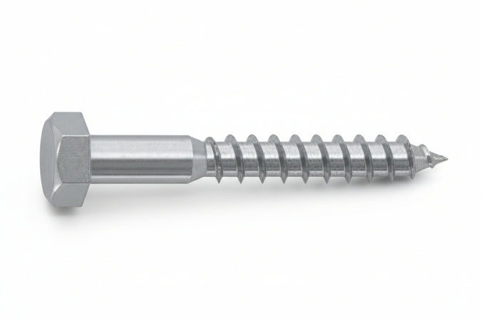 Vite Tirafondi Per Legno Classe 4.8 Din-571 Uni-704 Zincata In Blister- - Ø Mm.8X80 In Blister Pz.5 (C) - 5 Blister Ambrovit