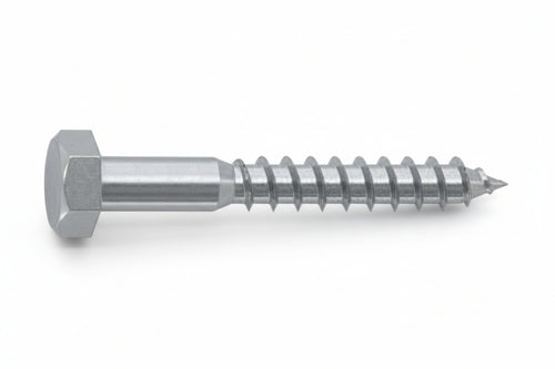 Vite Tirafondi Per Legno Classe 4.8 Din-571 Uni-704 Zincata In Blister- - Ø Mm.10X80 In Blister Pz.5 (C) - 5 Blister Ambrovit