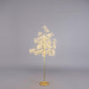 Albero di Natale Faggio con Ciuffi a LED luminosi a luce calda decorazione natalizia