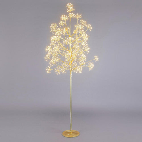 Albero di Natale Faggio con Ciuffi a LED luminosi a luce calda decorazione natalizia