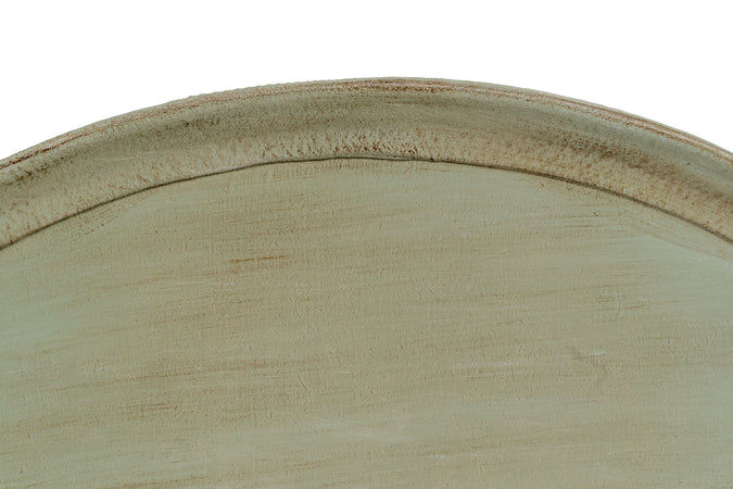 Biscottini Vassoio Legno Verde Salvia Biscottini 50x36x4 Artigianale Fiorentino Italia