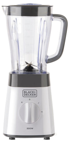 Black+Decker Frullatore Bxjb500E 500 W Con Caraffa In Plastica 1,5 Lt.