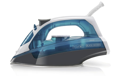 Black+Decker Ferro Da Stiro Bxir2200E 2.200 W - 280 Ml. Piastra In Acciaio Inox