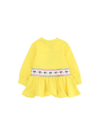 CHIARA FERRAGNI Vestito Bambina Chiara Ferragni 530900_0010_GIALLO da bambino
