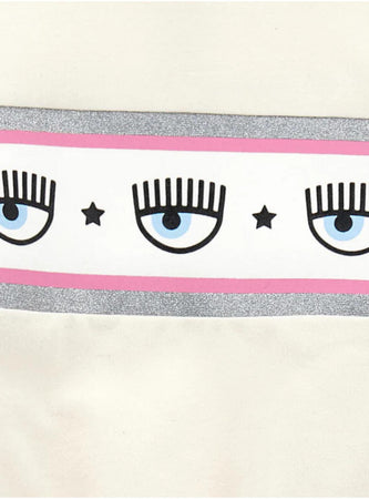 CHIARA FERRAGNI Felpa Bambina Chiara Ferragni 53B601_2010_PANNA da bambino