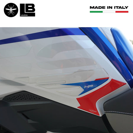 kit ADESIVI 3D PROTEZIONI LATERALI compatibili per MOTO BMW GS R1250 serie HP