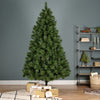 Albero di natale Ontario in PP Effetto Aghi di Pino + PVC di altissima qualità