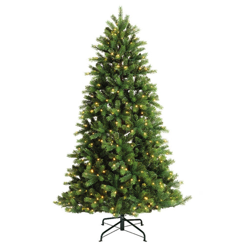 Albero di natale da esterno Ottowa solar con Led a ricarica solare in PE Effetto Real Touch