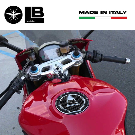 Adesivo Gel 3D Protezione Tappo Serbatoio compatibile per Moto Ducati Panigale