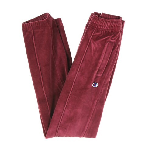 CHAMPION Pantalone Tuta Uomo Straight Hem Pants Burgundy da uomo