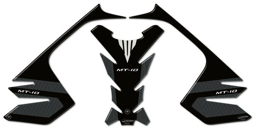 KIT ADESIVI in RESINA GEL 3D PROTEZIONI compatibili x serbatoi moto YAMAHA MT-10