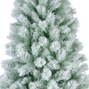 Albero di natale Brighton innevato in PP Effetto Aghi di Pino + Flock h 210 cm