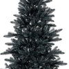 Albero di Natale nero Berlin in PE Effetto Real Touch + PVC h 210 cm
